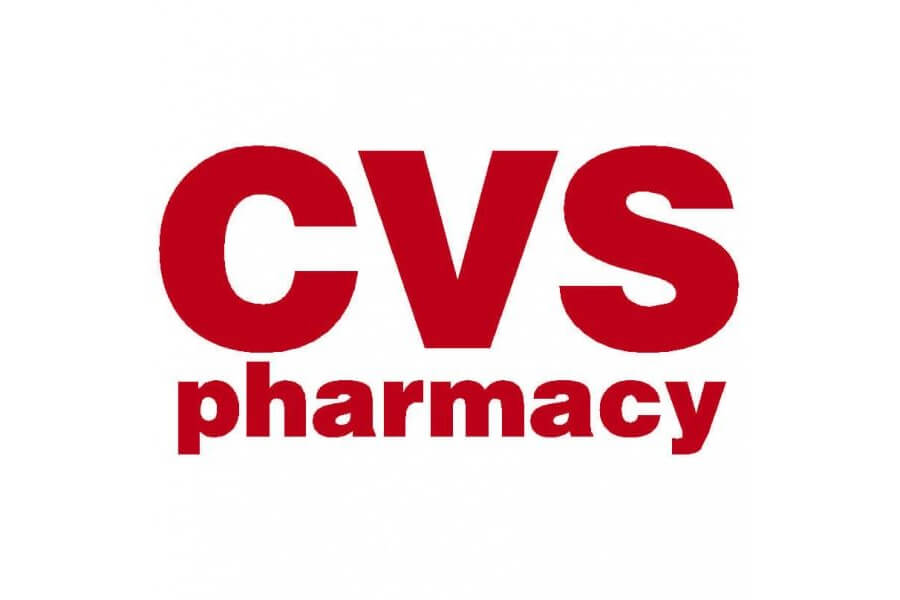 CVS Pharmacy logo in red letters.