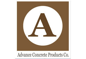 Advance Concrete Products Co. logo with large "A".