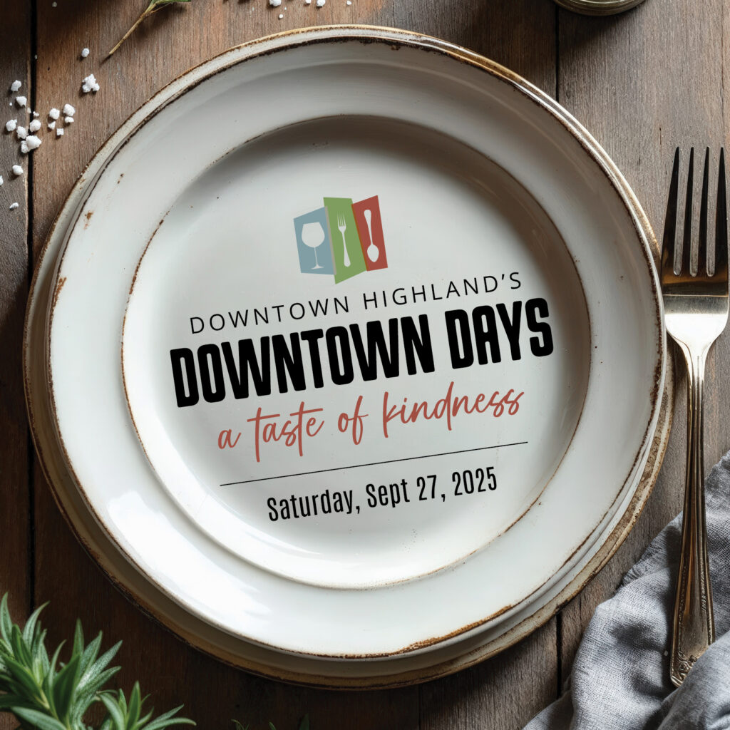 Event: Downtown Days, September 27, 2025, dinner plate.