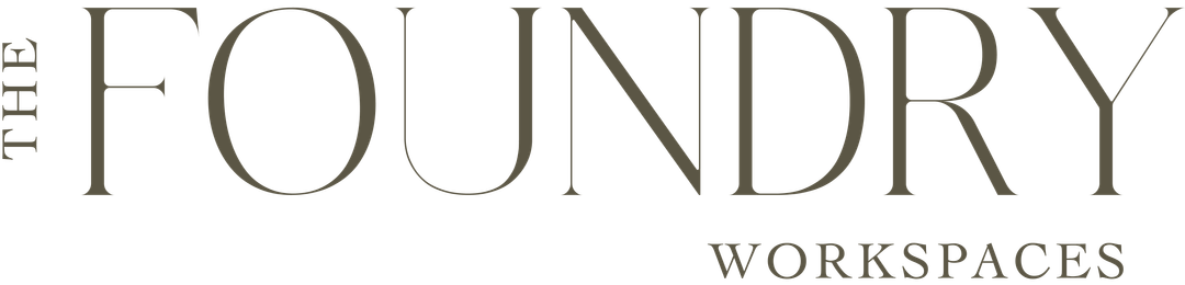 The Foundry Workspaces logo design.